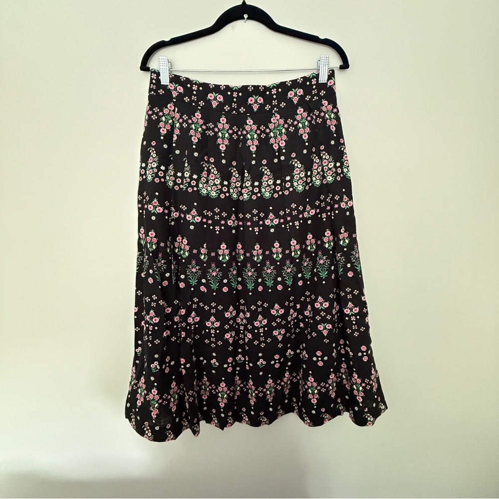 Ann Taylor Floral Pleated Skirt - Picture 5 of 5